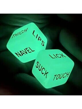 Naughty Dice Glow In Dark Exotic Love Role Play Sexy Game Foreplay Romance Fun